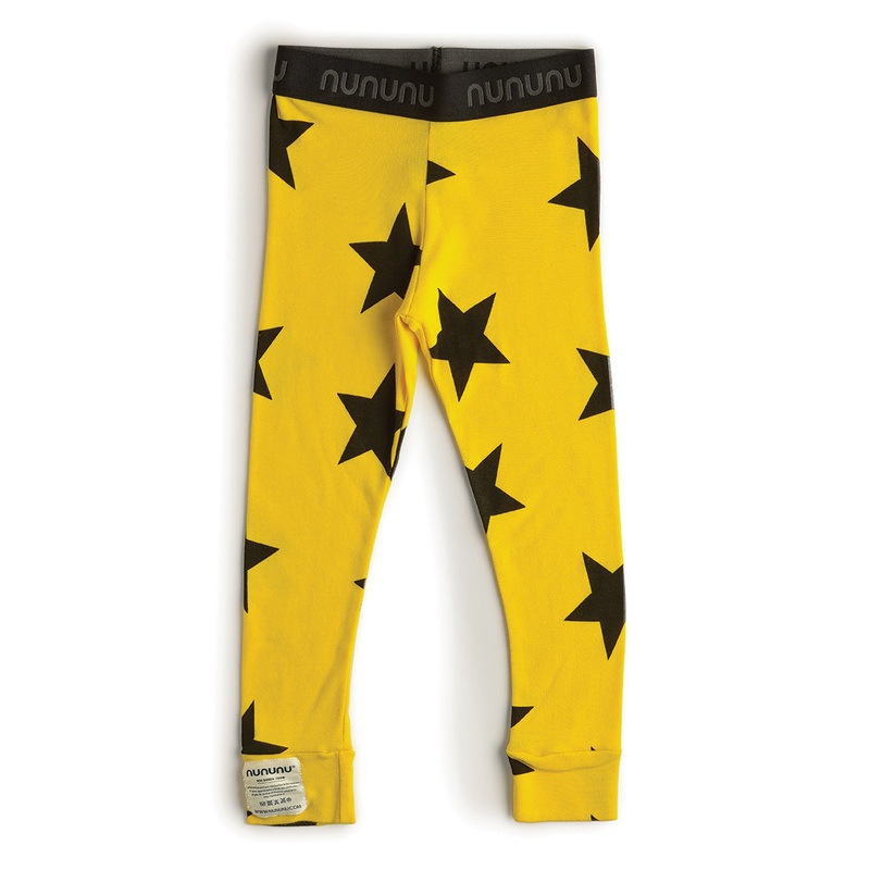 Star Logo Waistband Leggings – Yellow