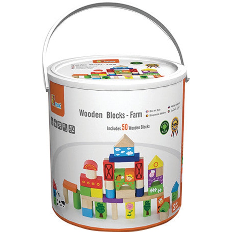 Wooden Blocks, Farm Designs