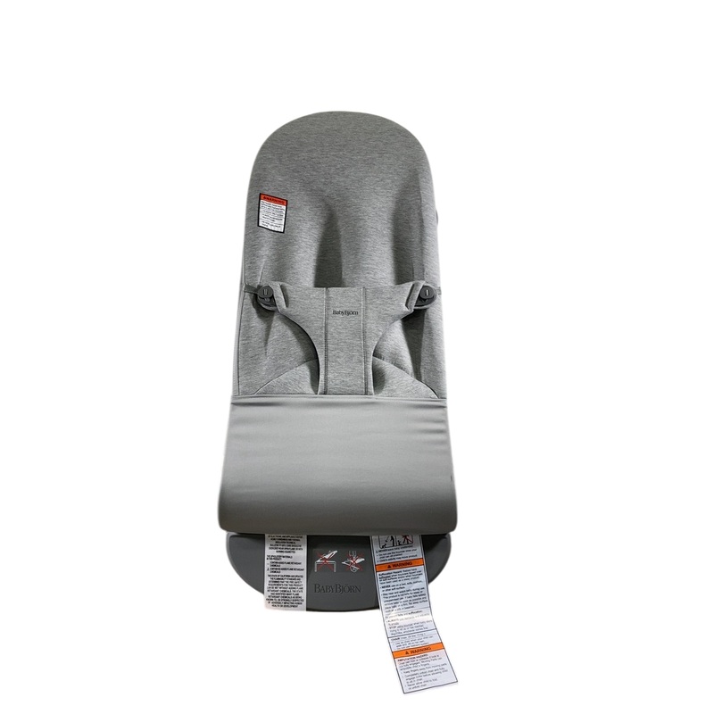 BabyBjorn Bouncer Balance, Dark Gray Frame, Light Gray 3D Jersey