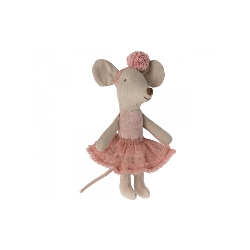 Maileg Ballerina Mouse Little Sister – Rose