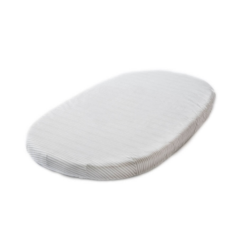New Sleepi Bed Fitted Sheet by Pehr Stripped Away Pebbles
