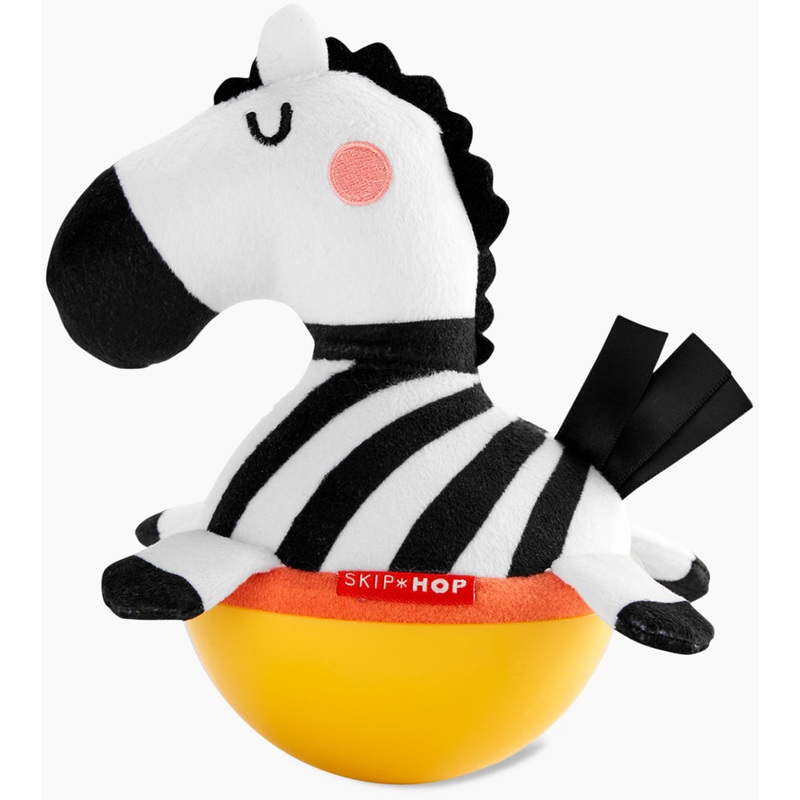 Skip Hop ABC & Me Zebra Wobble Toy