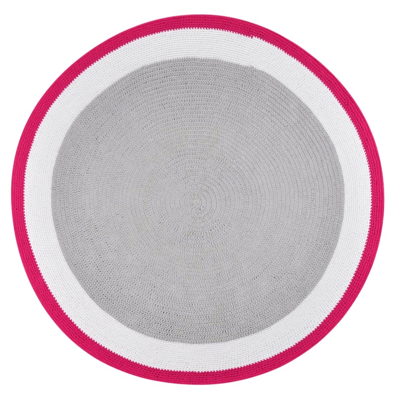 Spot On Square Trio Rug – Pink