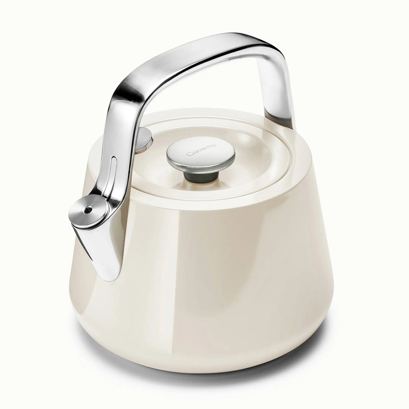 64oz Whistling Tea Kettle Cream