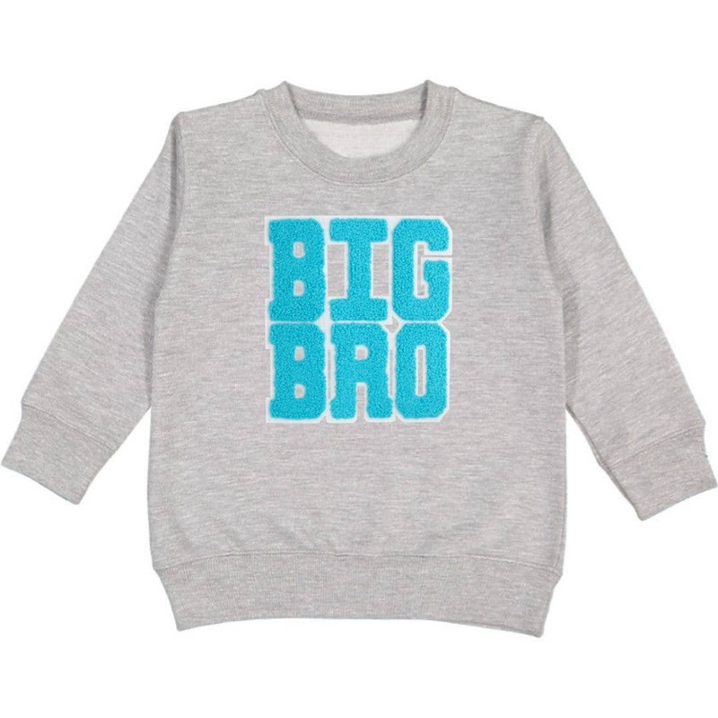 Big Bro Patch Sweatshirt – Gray
