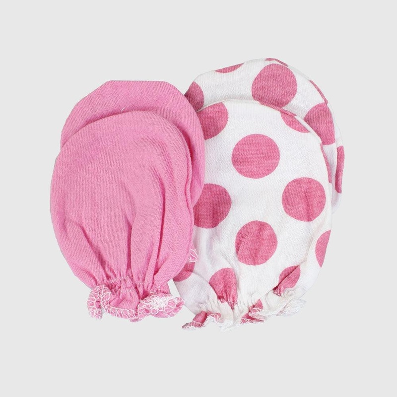 Pinkish Baby Mittens