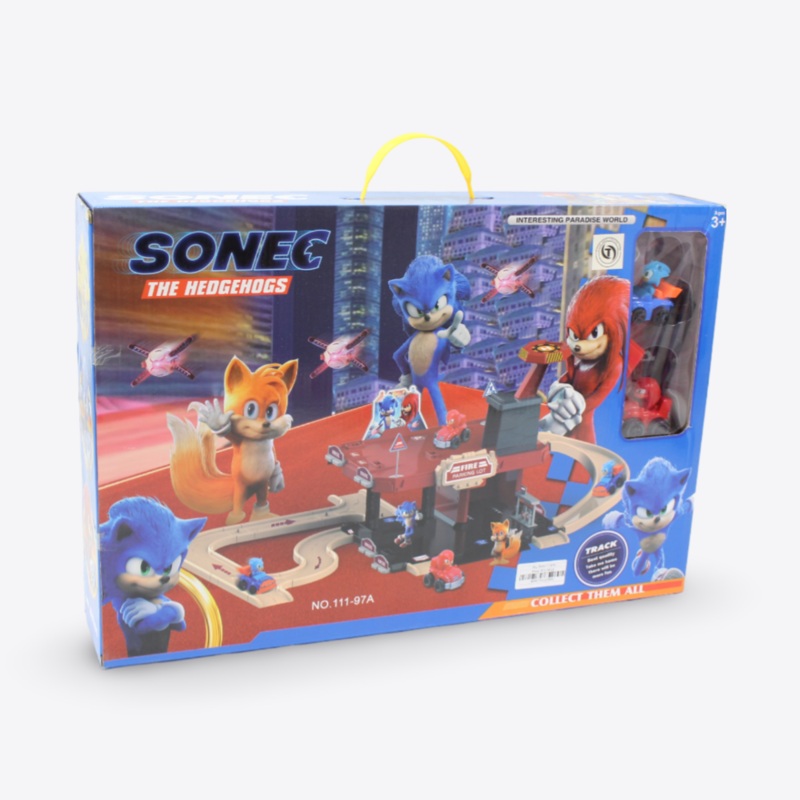 Sonic Racing Car Parking Lot Game Set
