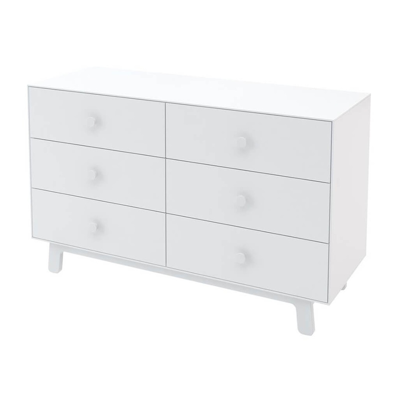 Sparrow 6 Drawer Dresser – White