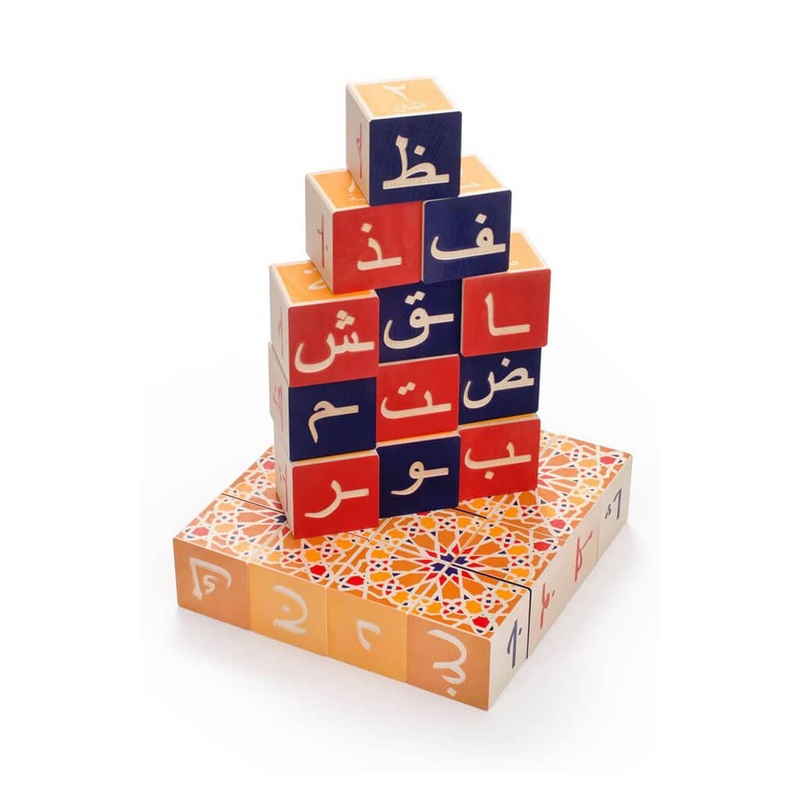 Uncle Goose ABC Blocks Arabic