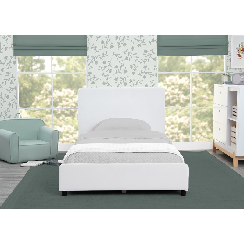 Upholstered Twin Bed with Headboard