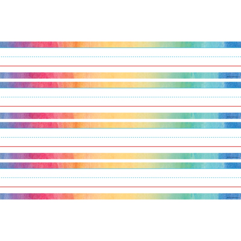 Watercolor Sentence Strips