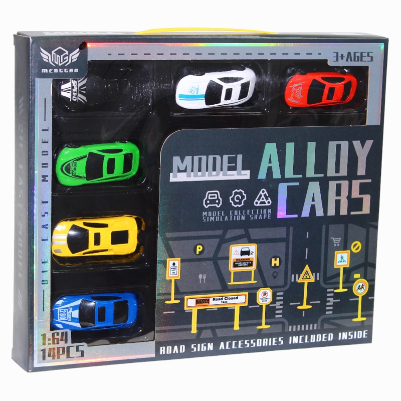 1:64 Scale Die Cast Cars Set – (14 Pieces)