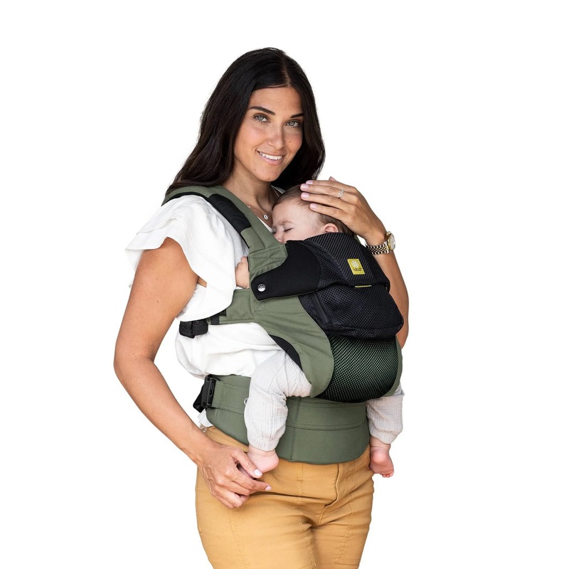 6-Position Complete Airflow Baby & Child Carrier – Olive/Black