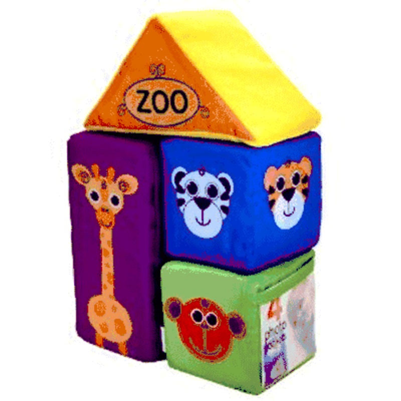 Sassy Photo Block Zoo