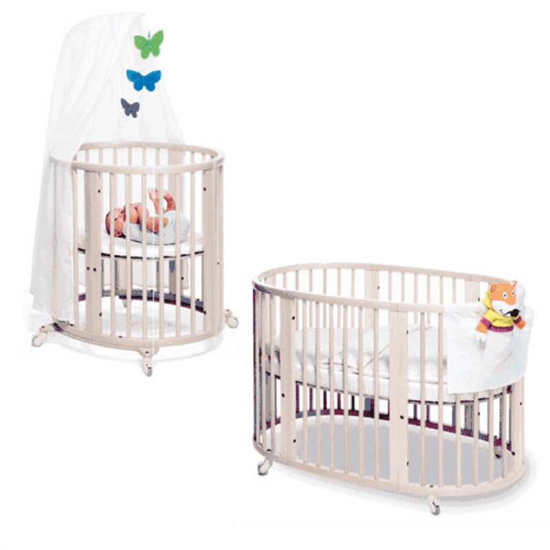 Stokke Sleepi System 1 Bassinet and Crib Set in White