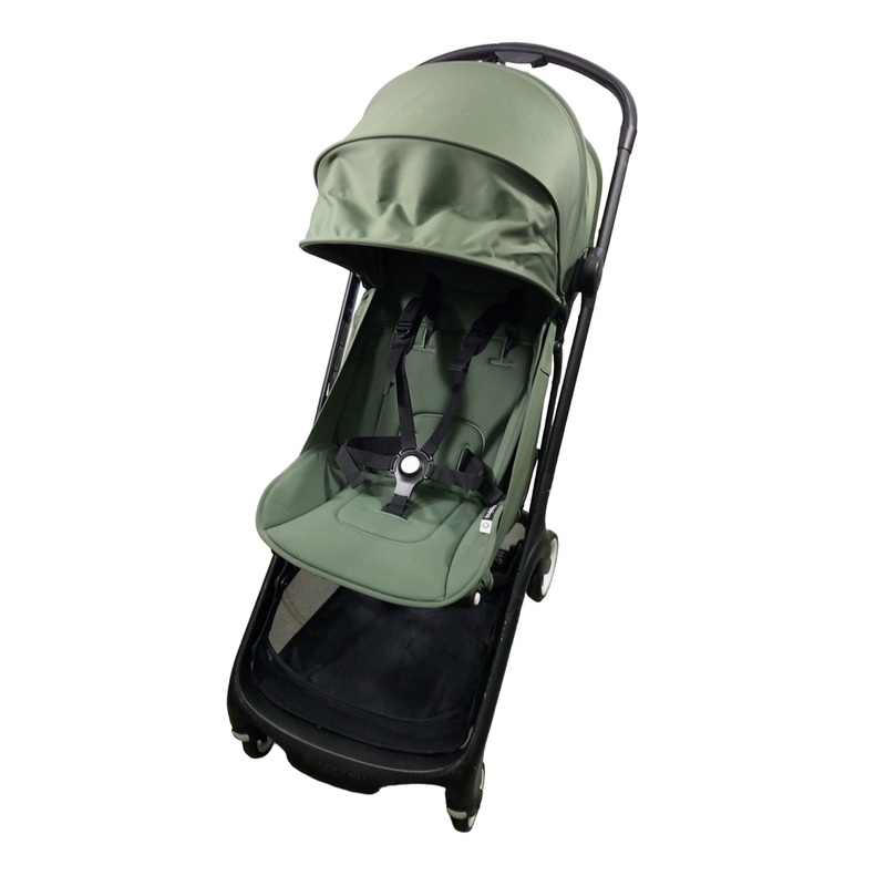 Bugaboo Butterfly Stroller, 2023, Black, Forest Green, Forest Green