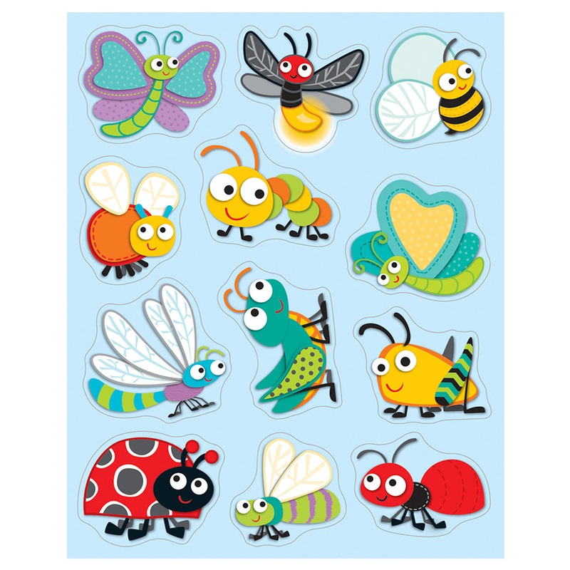 Buggy for Bugs Shape Stickers