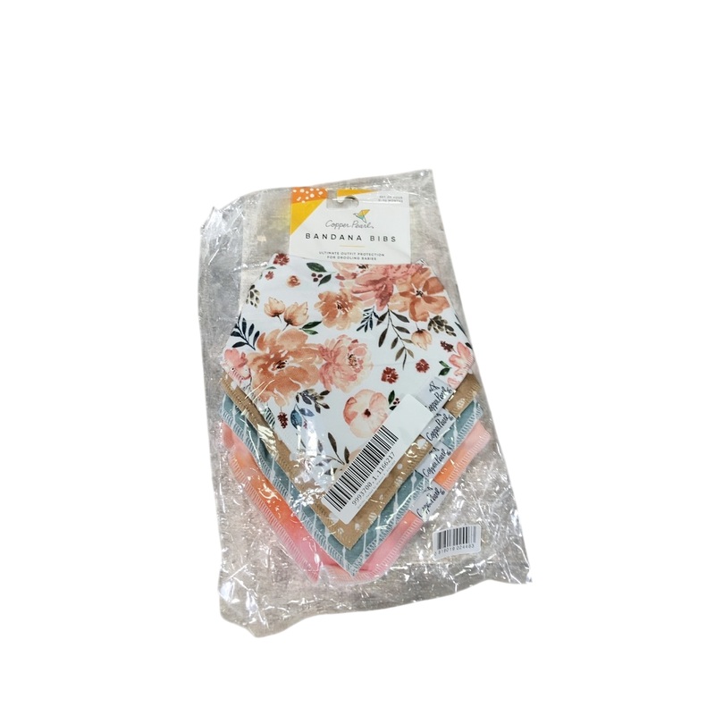 Copper Pearl Bandana Bibs 4-Pack, Autumn