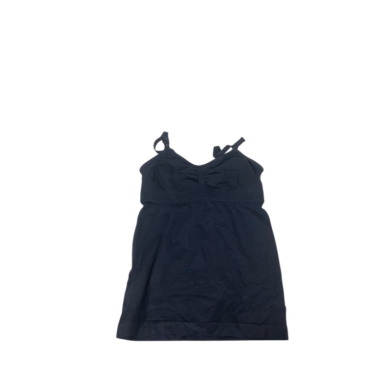 Kindred Bravely Sublime Maternity And Nursing Tank With Built In Bra, Black, Medium, Regular
