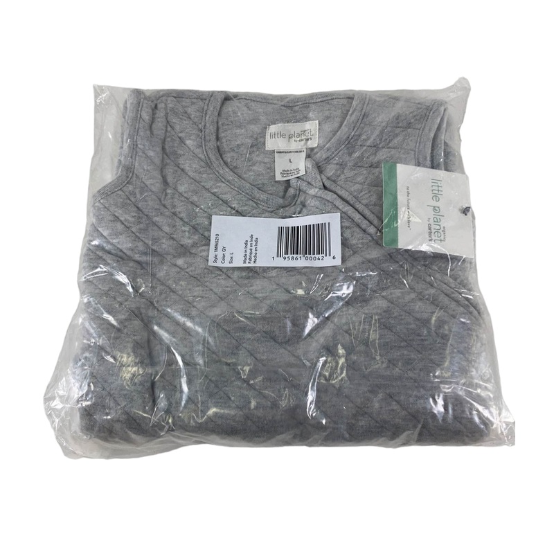 Little Planet by Carters Baby Organic Cotton Wearable Blanket, Large, Grey