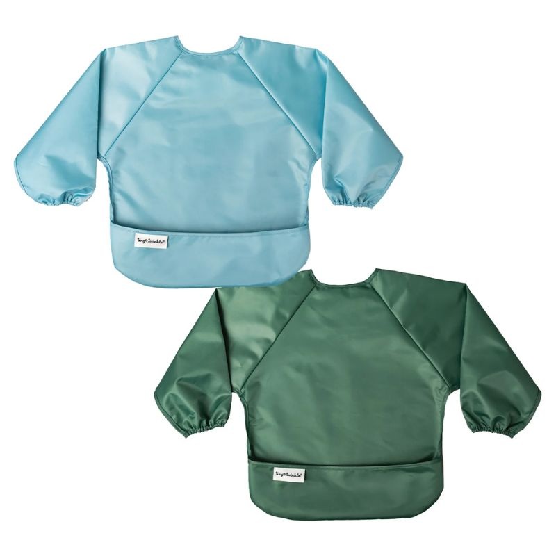Mess-proof Full Sleeve Bibs – 2 Pack