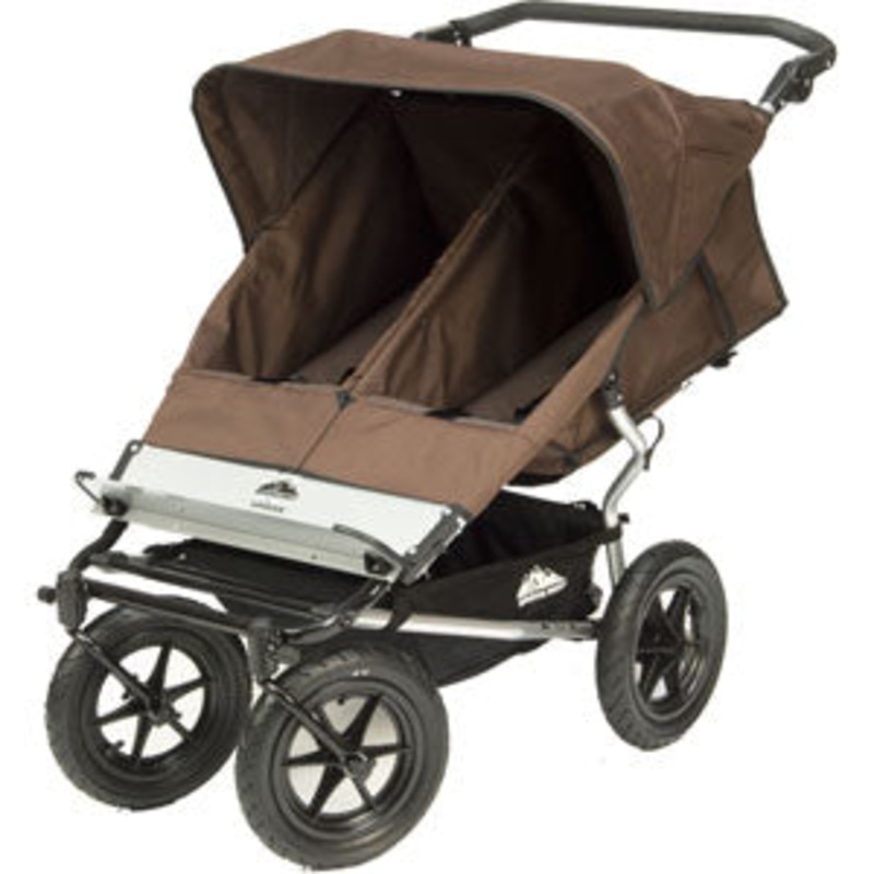 Mountain Buggy Urban Double Stroller in Chocolate Dot