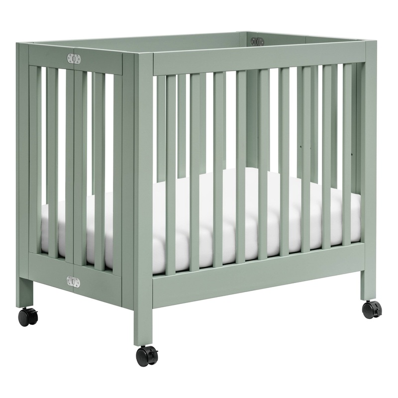 Origami Portable Mini Crib – Light Sage