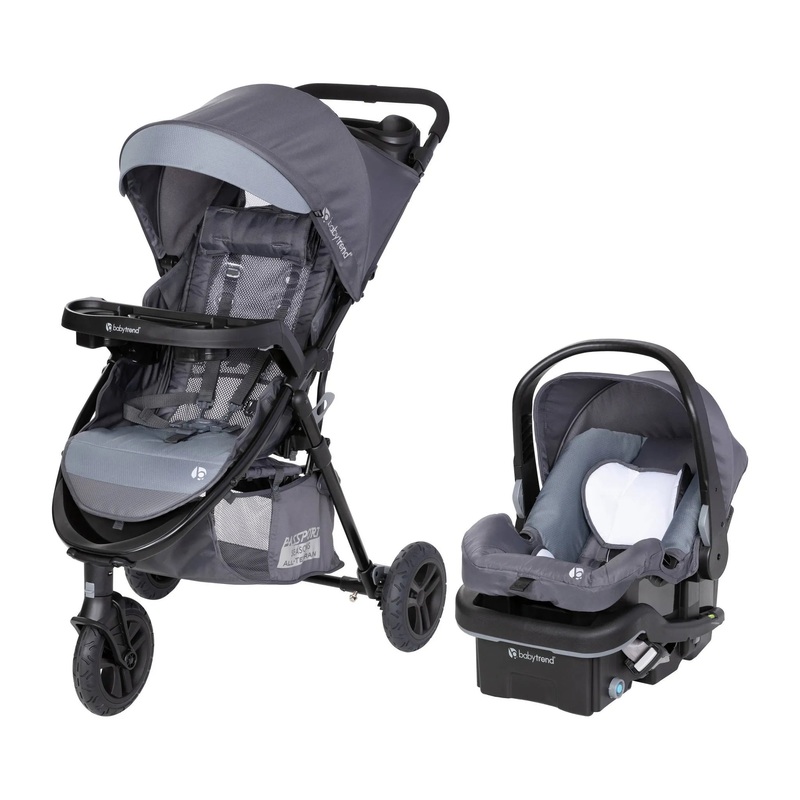 Passport Seasons All-Terrain Travel System with EZ-Lift PLUS Infant Car Seat – Dash Gray