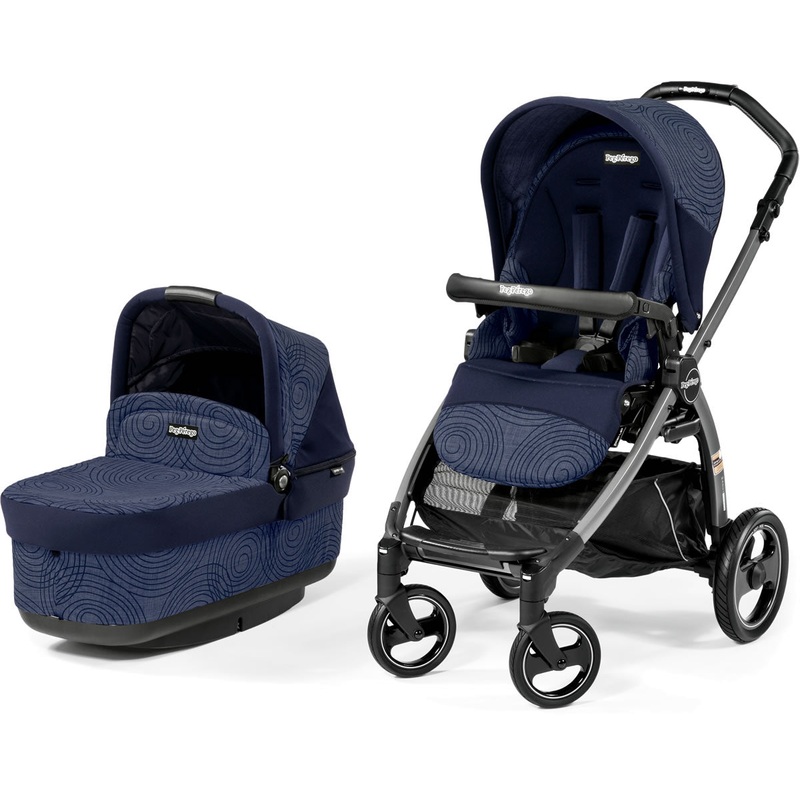 Peg Perego Book Pop Up Stroller – Circles Blue