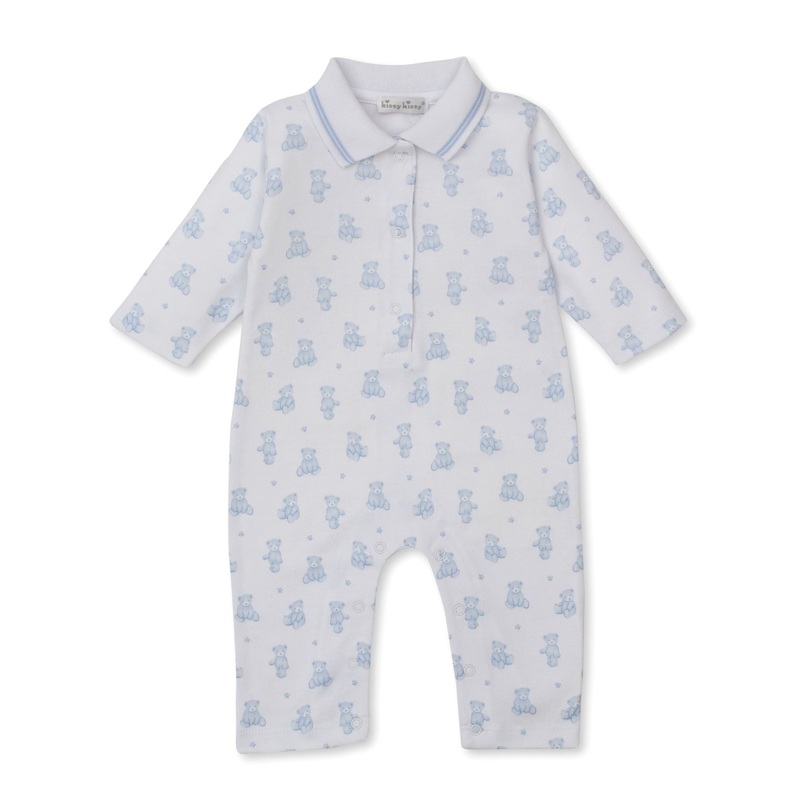 Print Playsuit Teddy Bear Time