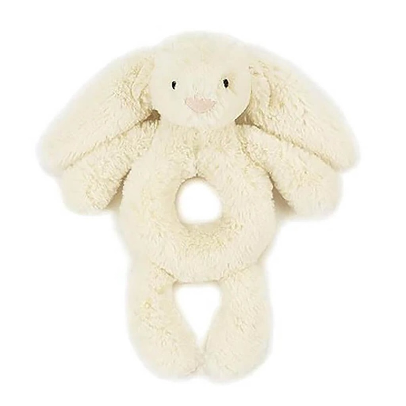 Ring Rattle Bashful Cream Bunny