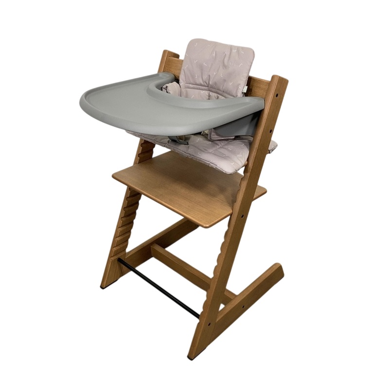 Stokke Tripp Trapp Complete High Chair, 2, Icon Grey, Oak Brown