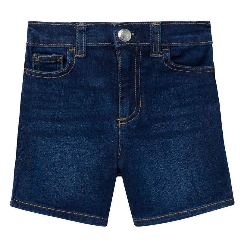 Baby & Toddler Neutral Dark Wash Denim Shorts