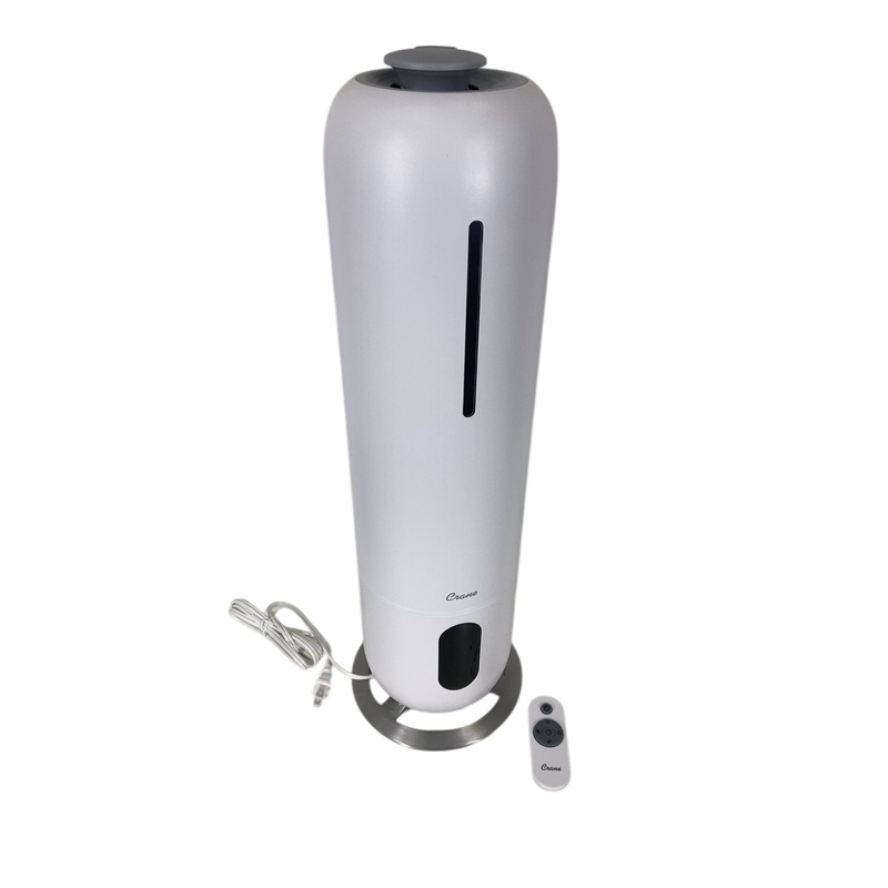 Crane 2 Gal. Ultrasonic Cool Mist Tower Humidifier with Germicidal UV-A Light