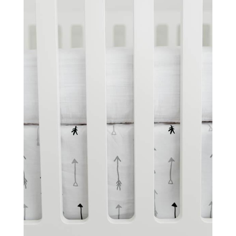 Little Unicorn Percale Crib Skirt