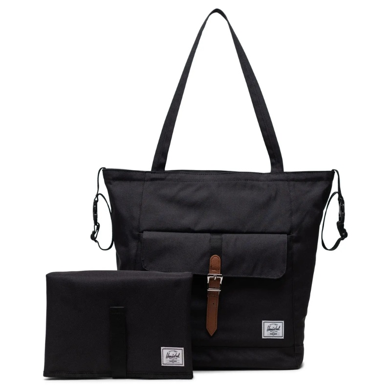 Retreat Tote Diaper Bag – Black