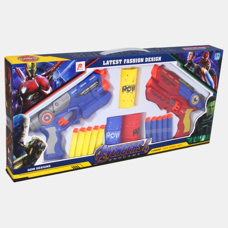 Set of 2 Foam Bullet Pistols