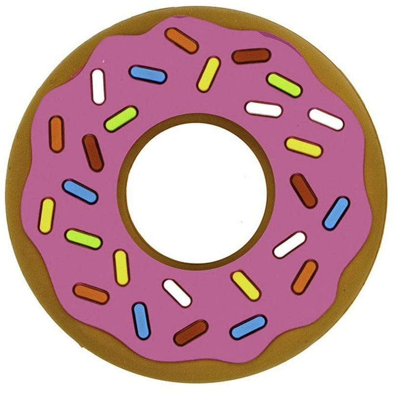 Silli Chews Teether – Pink Donut