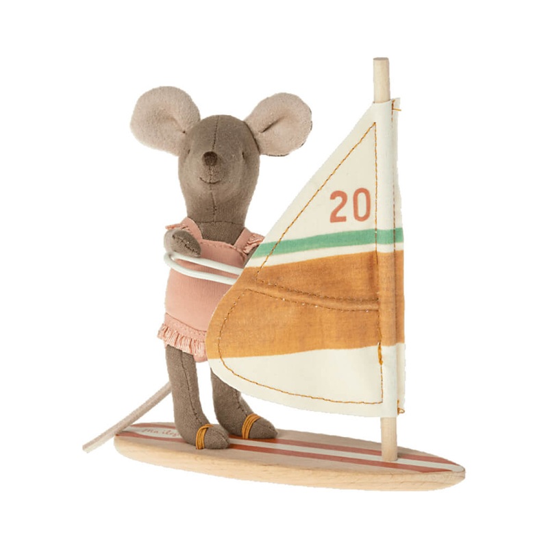 Surfer Little Sister Beach Mouse Doll