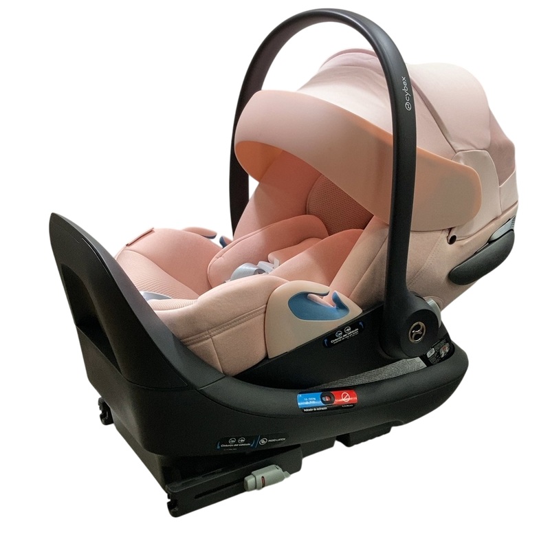 Cybex Cloud T SensorSafe Infant Car Seat With Base, Peach Pink, 2024