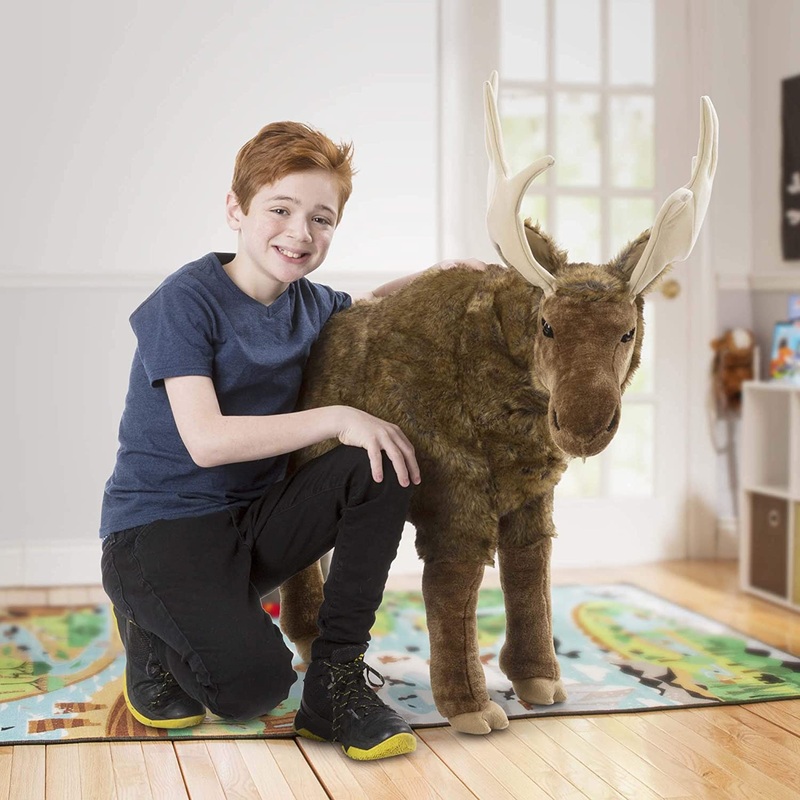 Melissa & Doug Lifelike Plush Moose