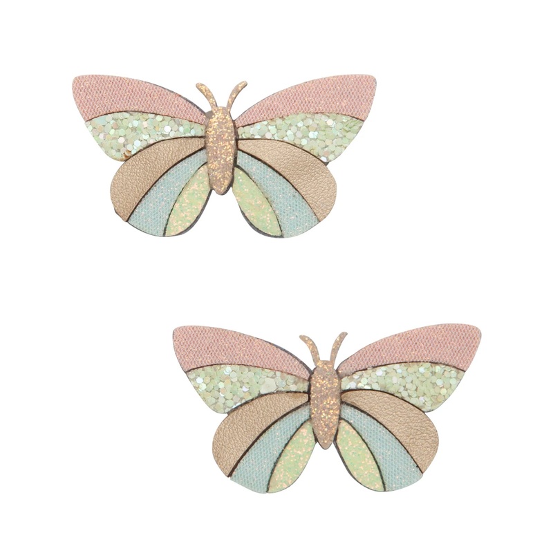 Mimi & Lula Stripe Butterfly Clic Clac Clips