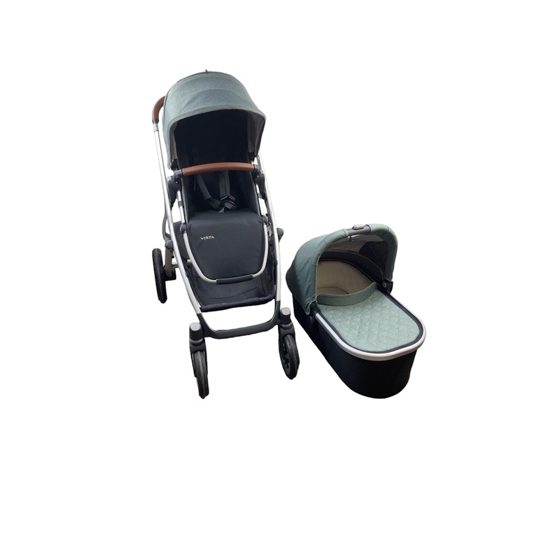 UPPAbaby VISTA Stroller, 2019, Emmett (Green Melange)