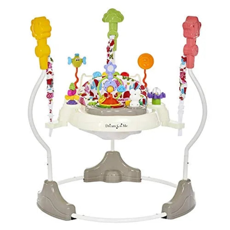 Zany 2-in-1 Baby Activity Center and Bouncer in Elephant Print