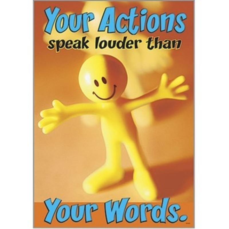 Argus Poster: Your Actions Speak Louder