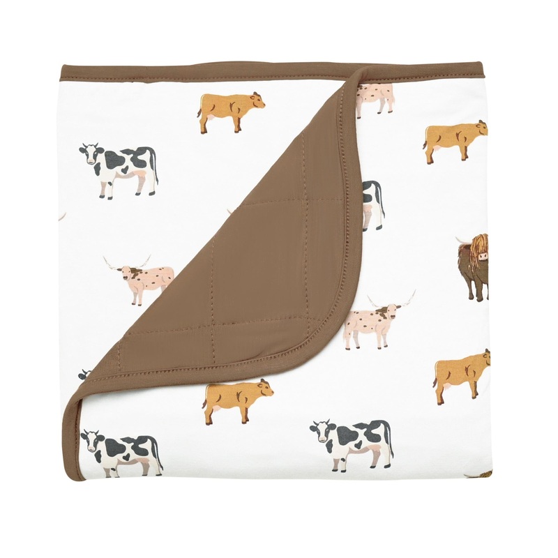Baby Blanket in Moo 1.0