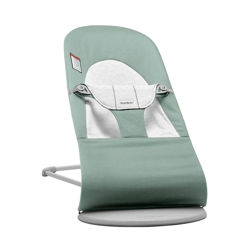 Bouncer Balance Soft, Cotton/Jersey, Sage Green/Grey