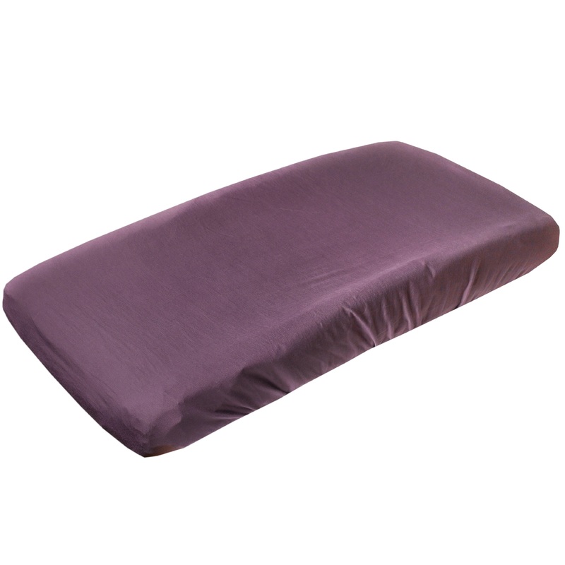 Copper Pearl Premium Knit Diaper Changing Pad Cover | Plum
