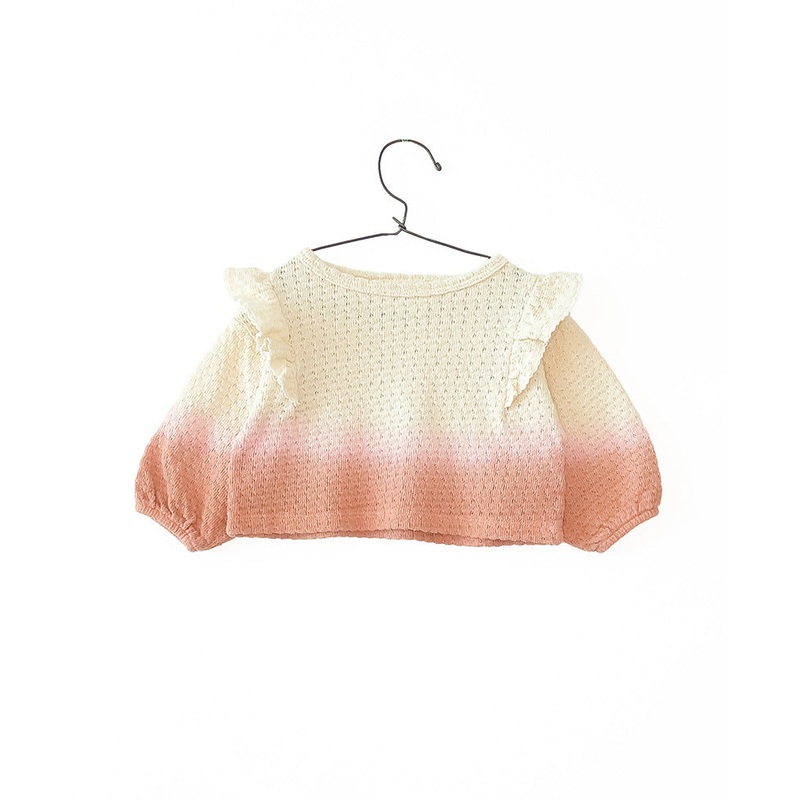 Jersey Jacquard Sweater – Ombre
