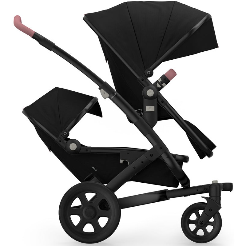 Joolz Geo 2 Tailor Twin Stroller – Black/Black/Black/Old Pink